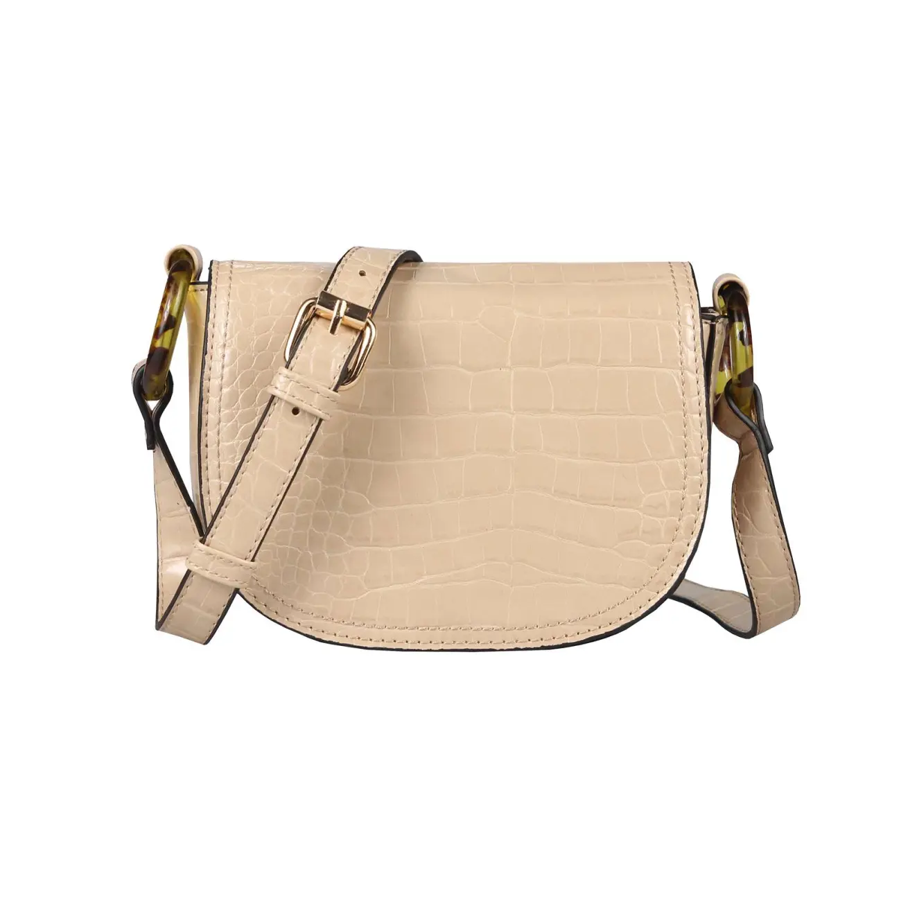 DAMEN TASCHE Kroko Crossbody Umhängetasche Schultertasche Bodybag Shopper Leder Optik CrossOver Neuheiten