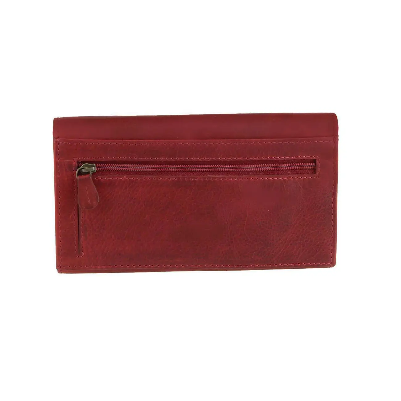 Hill Burry Geldbörse Portemonnaie Kreditkartenetui hochwertiges Leder in Vintage Used Look 18x11x3 cm (BxHxT) Bestseller