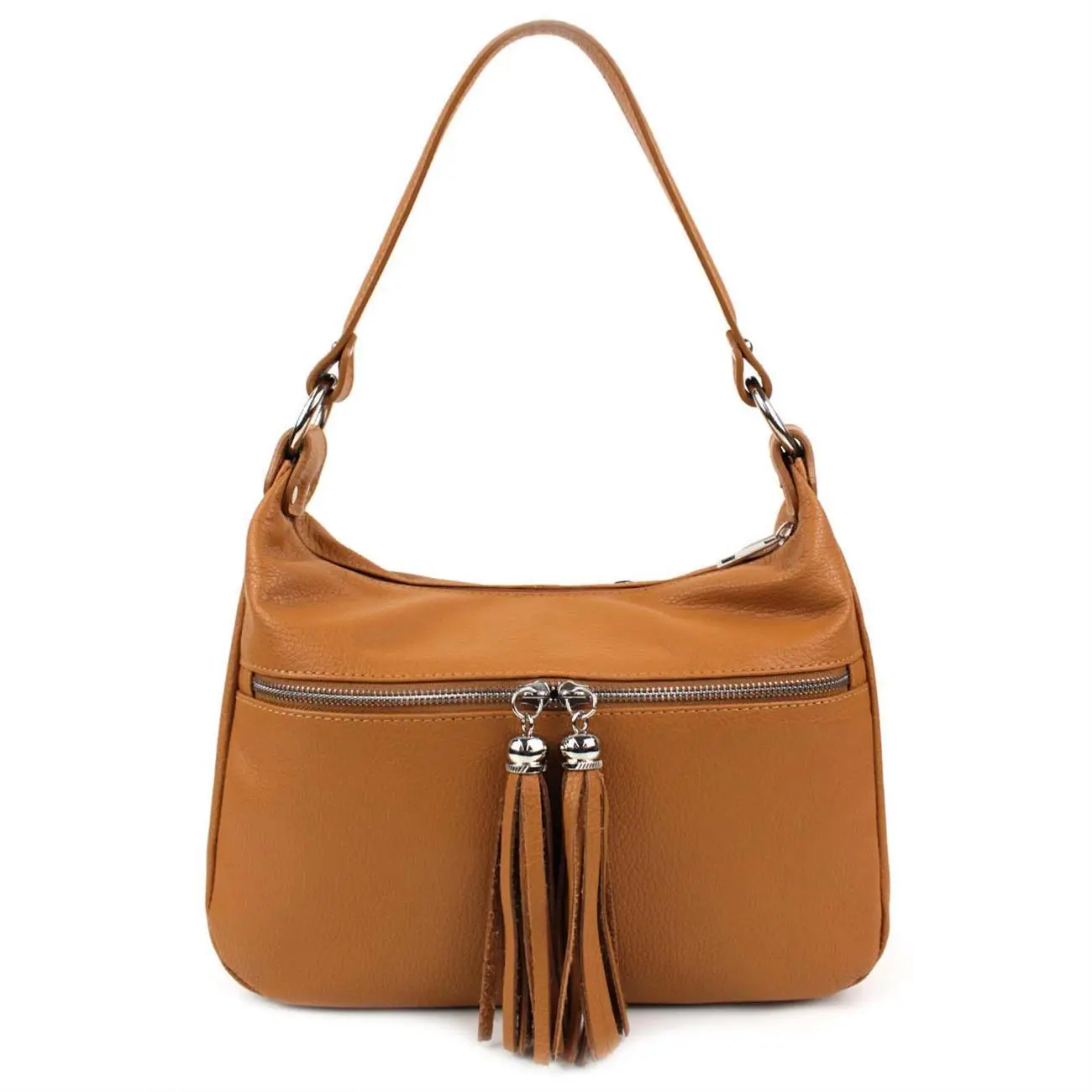 OBC Made in Italy DAMEN LEDER TASCHE Shopper Schultertasche Handtasche Umhängetasche Hobo Bag Umhängetasche Ledertasche Cross-Over Sonderangebote