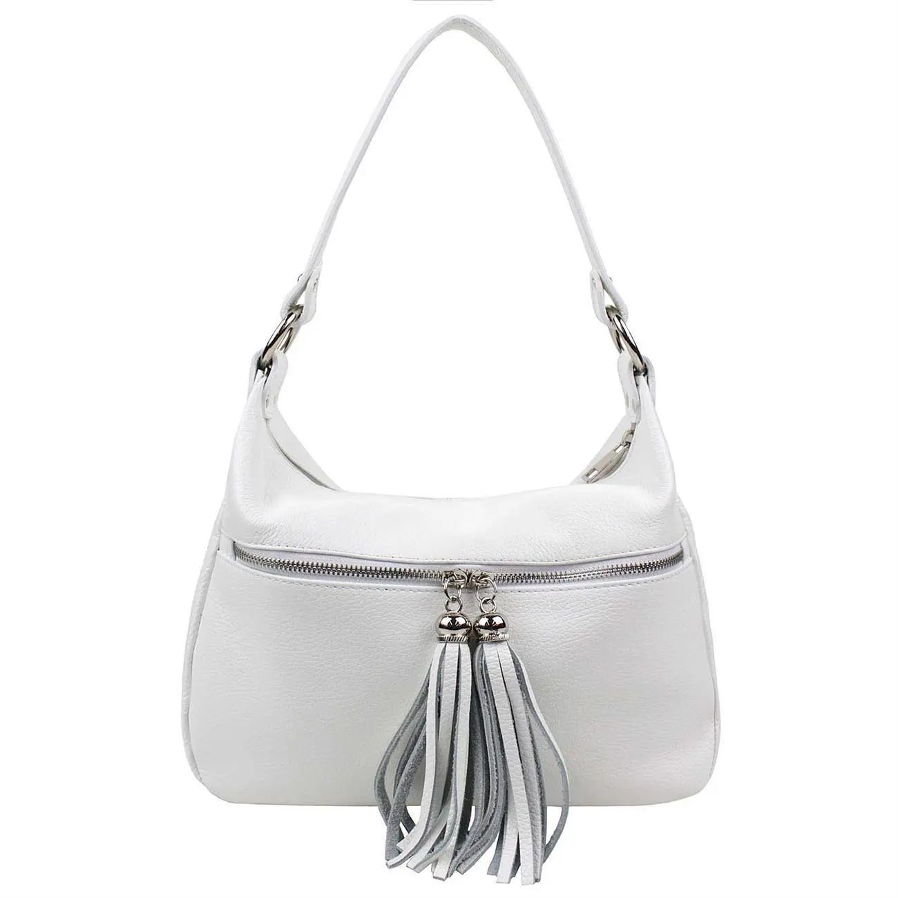 OBC Made in Italy DAMEN LEDER TASCHE Shopper Schultertasche Handtasche Umhängetasche Hobo Bag Umhängetasche Ledertasche Cross-Over Sonderangebote