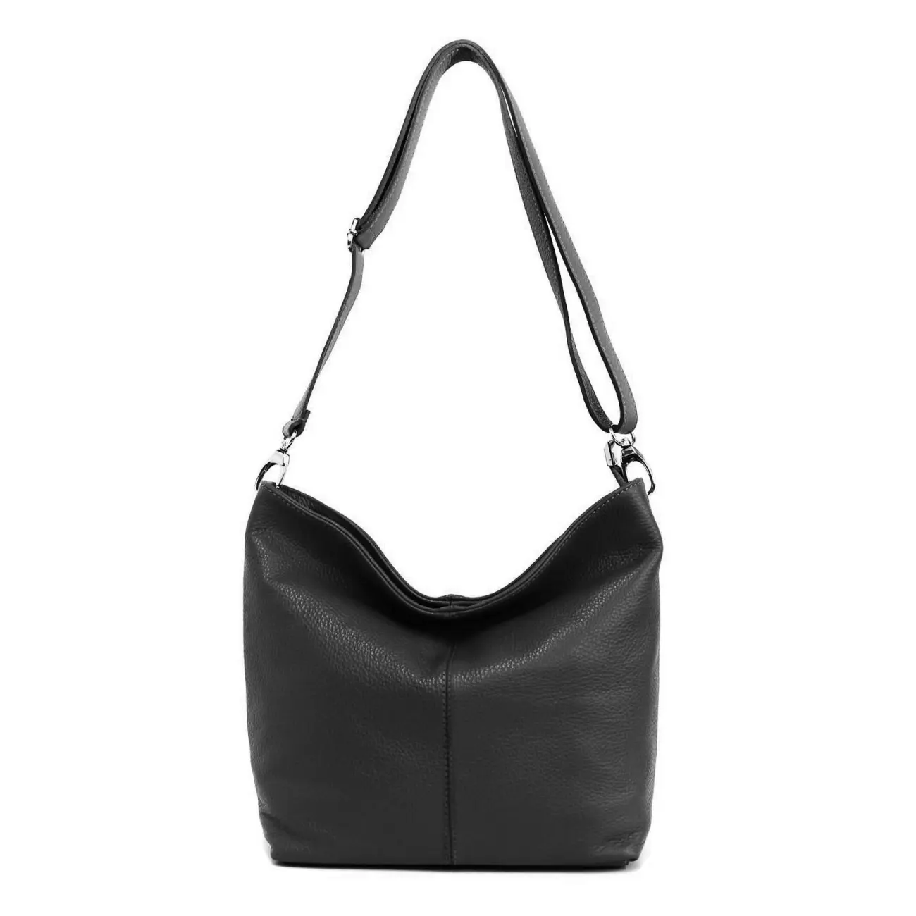 MADE in ITALY Damen LEDER TASCHE Umhängetasche Shopper Cross Over Body Bag Handtasche Ledertasche Schultertasche Hobo Bag VIP-Rabatte