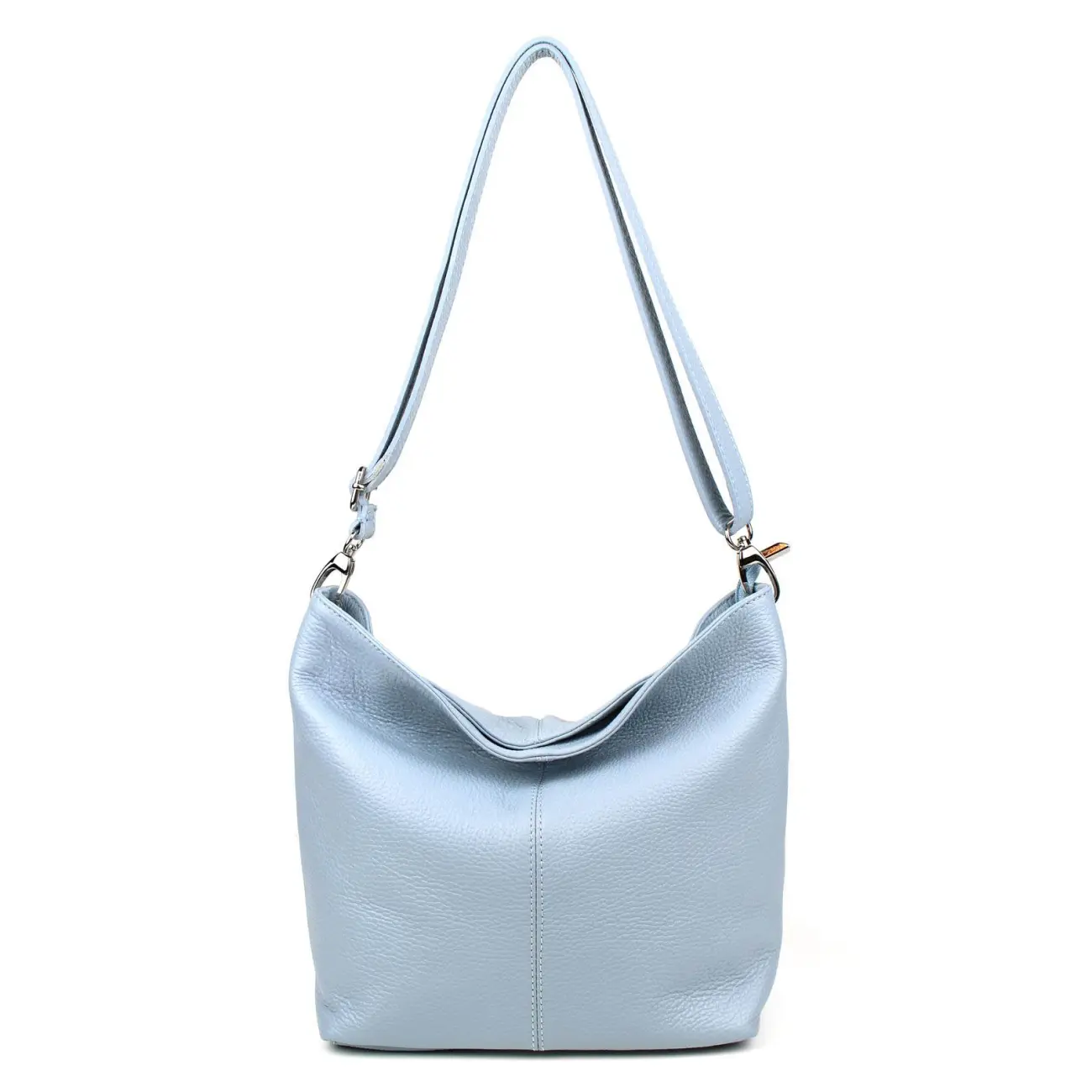 MADE in ITALY Damen LEDER TASCHE Umhängetasche Shopper Cross Over Body Bag Handtasche Ledertasche Schultertasche Hobo Bag VIP-Rabatte