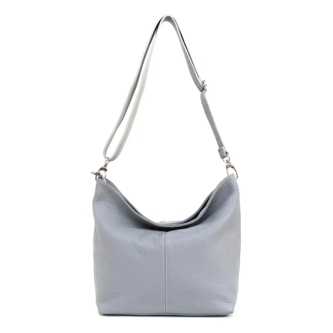 MADE in ITALY Damen LEDER TASCHE Umhängetasche Shopper Cross Over Body Bag Handtasche Ledertasche Schultertasche Hobo Bag VIP-Rabatte