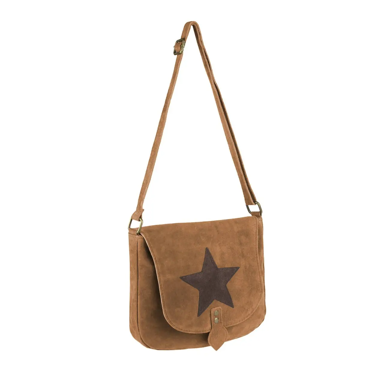 ital-design Stern Tasche Wildleder Schultertasche Damentasche Henkeltasche Ledertasche Letzte 3 Tage