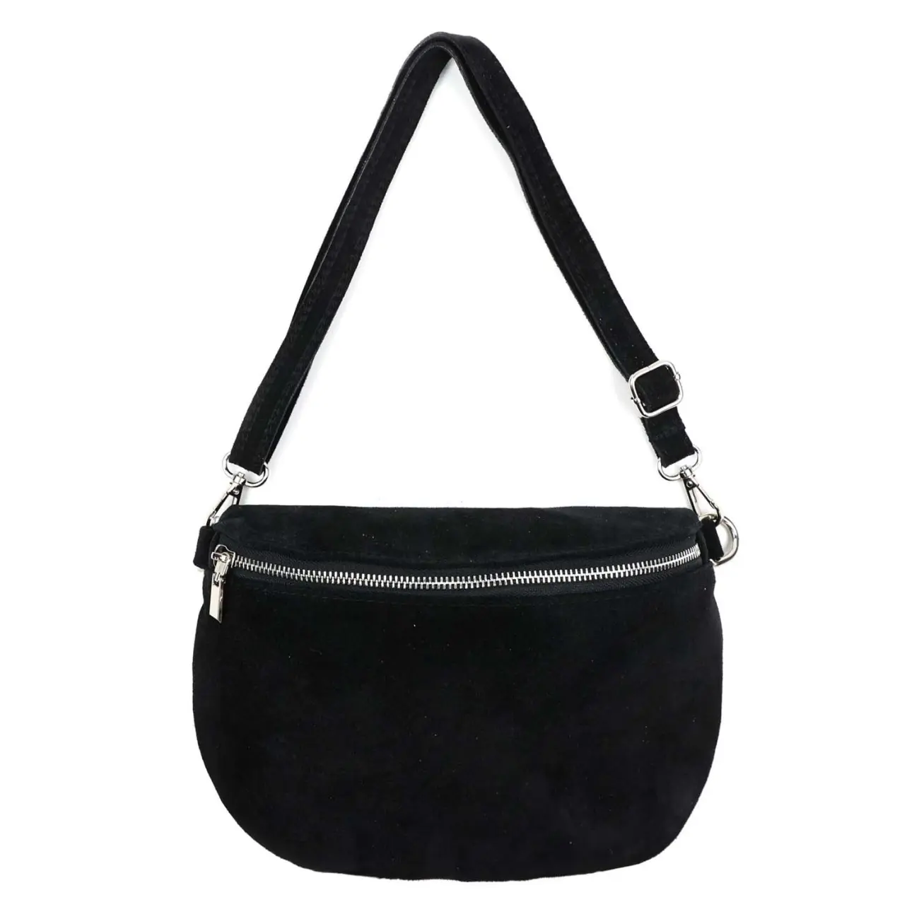 Made in Italy Damen Leder Tasche Brusttasche Gürteltasche Crossbody Hüfttasche Bauchtasche Umhängetasche Wildleder Crossover Schultertasche Handytasche Bodybag JETZT KAUFEN