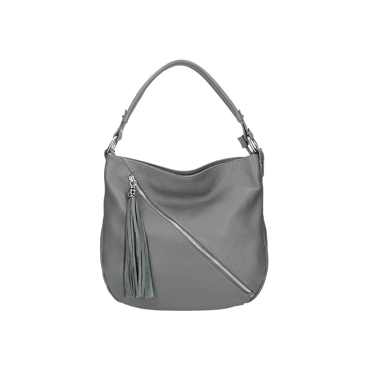 Made in Italy DAMEN LEDER TASCHE Shopper Schultertasche City Bag CrossOver Umhängetasche Henkeltasche Ledertasche Damentasche Fransen Neueste Stile