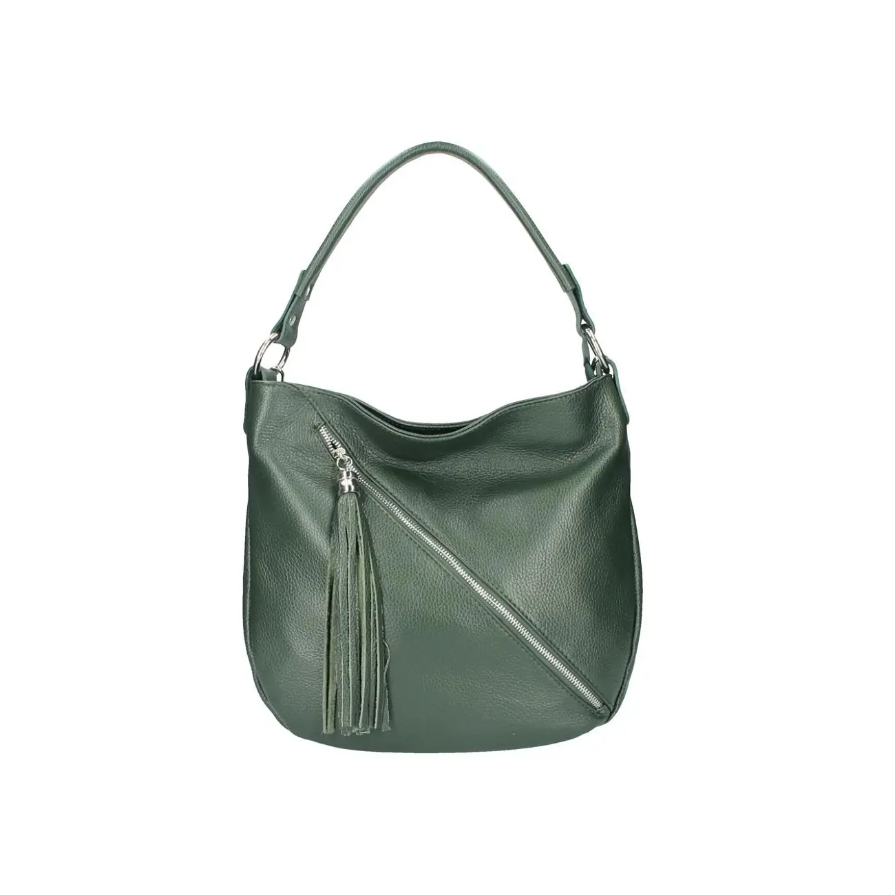 Made in Italy DAMEN LEDER TASCHE Shopper Schultertasche City Bag CrossOver Umhängetasche Henkeltasche Ledertasche Damentasche Fransen Neueste Stile