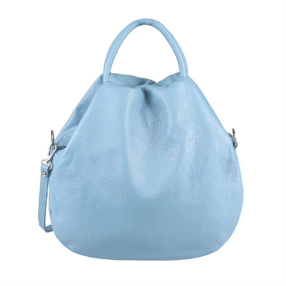 OBC Made in Italy Damen Ledertasche Hobo Bag Shopper Handtasche Umhängetasche Schultertasche Beuteltasche IT11 Zeitbegrenzte Promotion