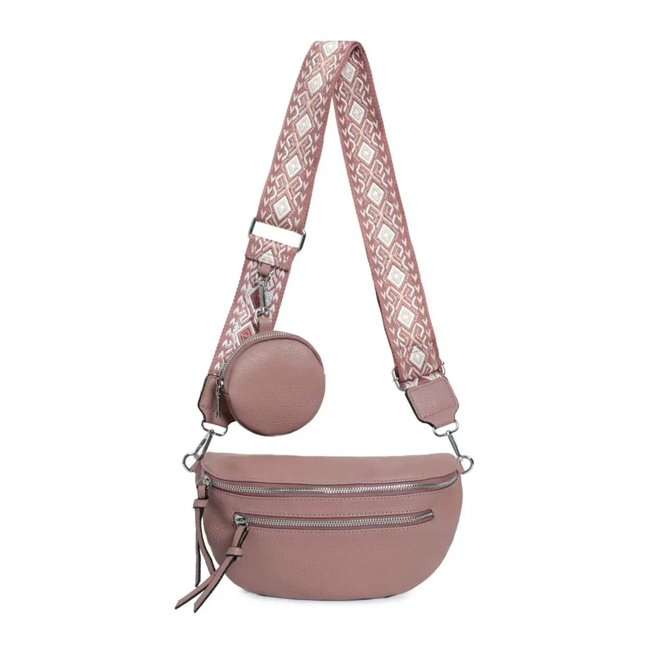 Damen Brusttasche Crossbody Tasche Umhängetasche Hüfttasche Cross-Over Bodybag Schultertasche Bauchtasche Handytasche Kunstleder Bis zu 50% Rabatt