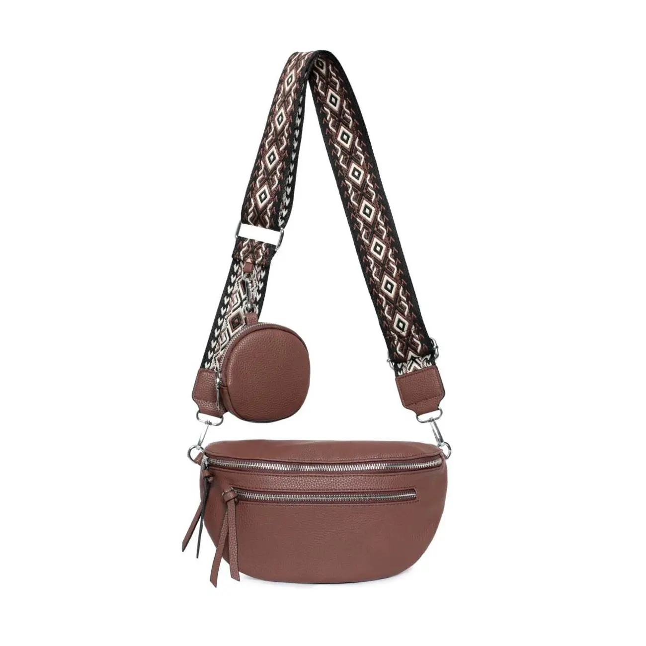 Damen Brusttasche Crossbody Tasche Umhängetasche Hüfttasche Cross-Over Bodybag Schultertasche Bauchtasche Handytasche Kunstleder Bis zu 50% Rabatt