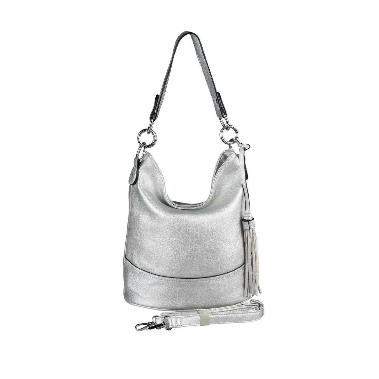 OBC DAMEN TASCHE HOBO-BAG Metallic Shopper Umhängetasche Handtasche Schultertasche Henkeltasche Beuteltasche CrossOver Tote-Bag Sonderangebot der Fabrik