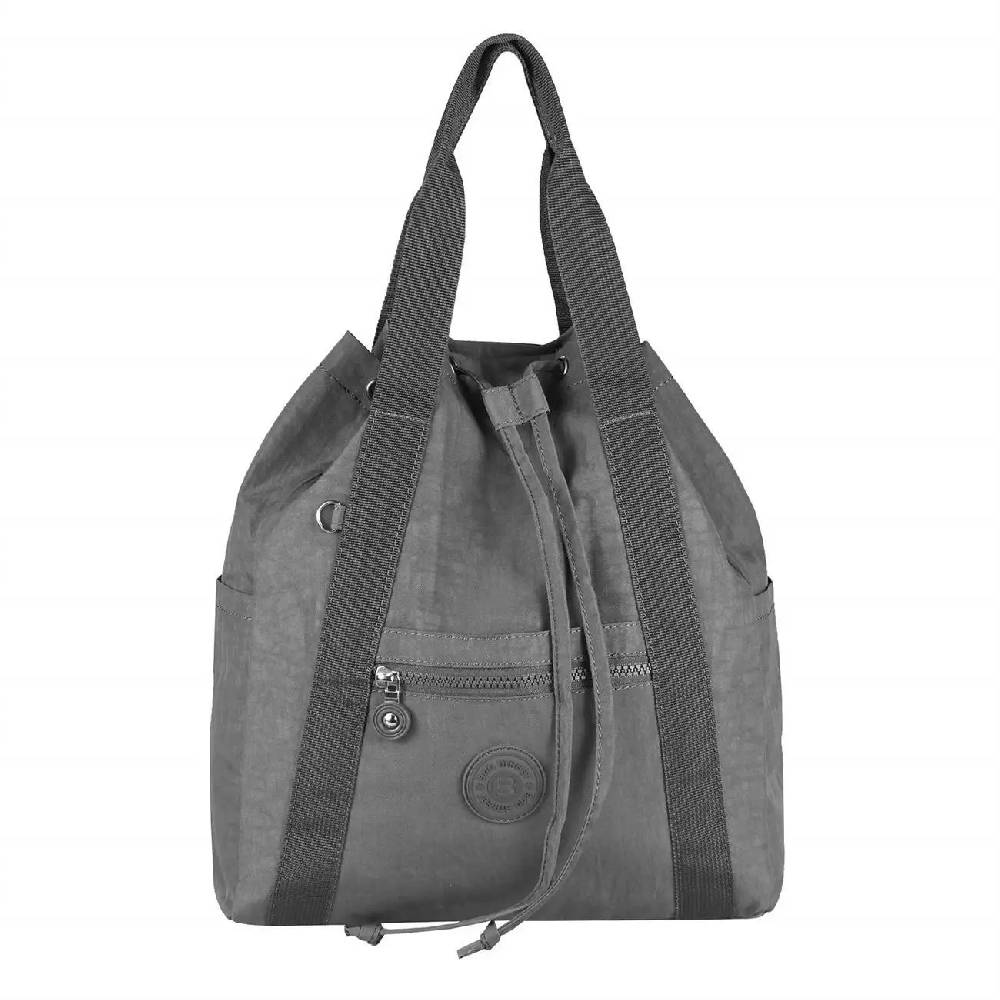 OBC Damen Tasche Rucksack Handtasche Cityrucksack Crinkle Nylon Backpack Schultertasche Damenrucksack Daypack Vierteljährliche Förderung
