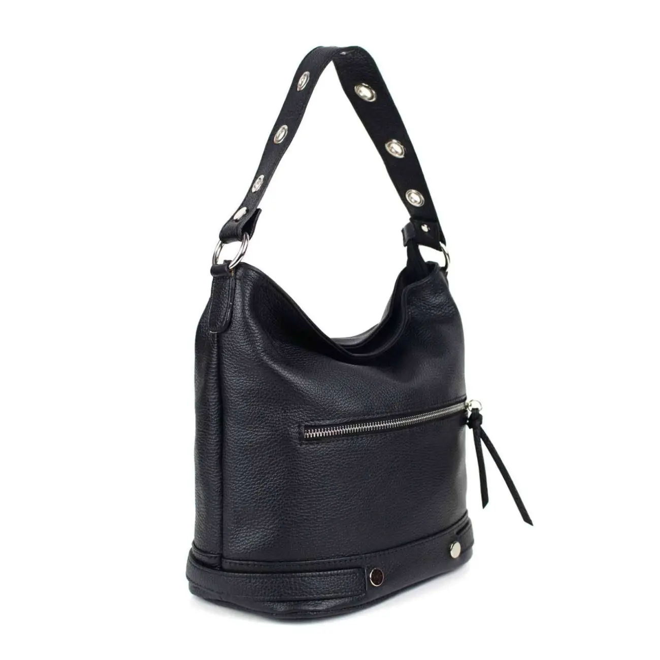 OBC Made in Italy DAMEN LEDER TASCHE SHOPPER Schultertasche City HOBO Bag Cross-Over Fabrikladen