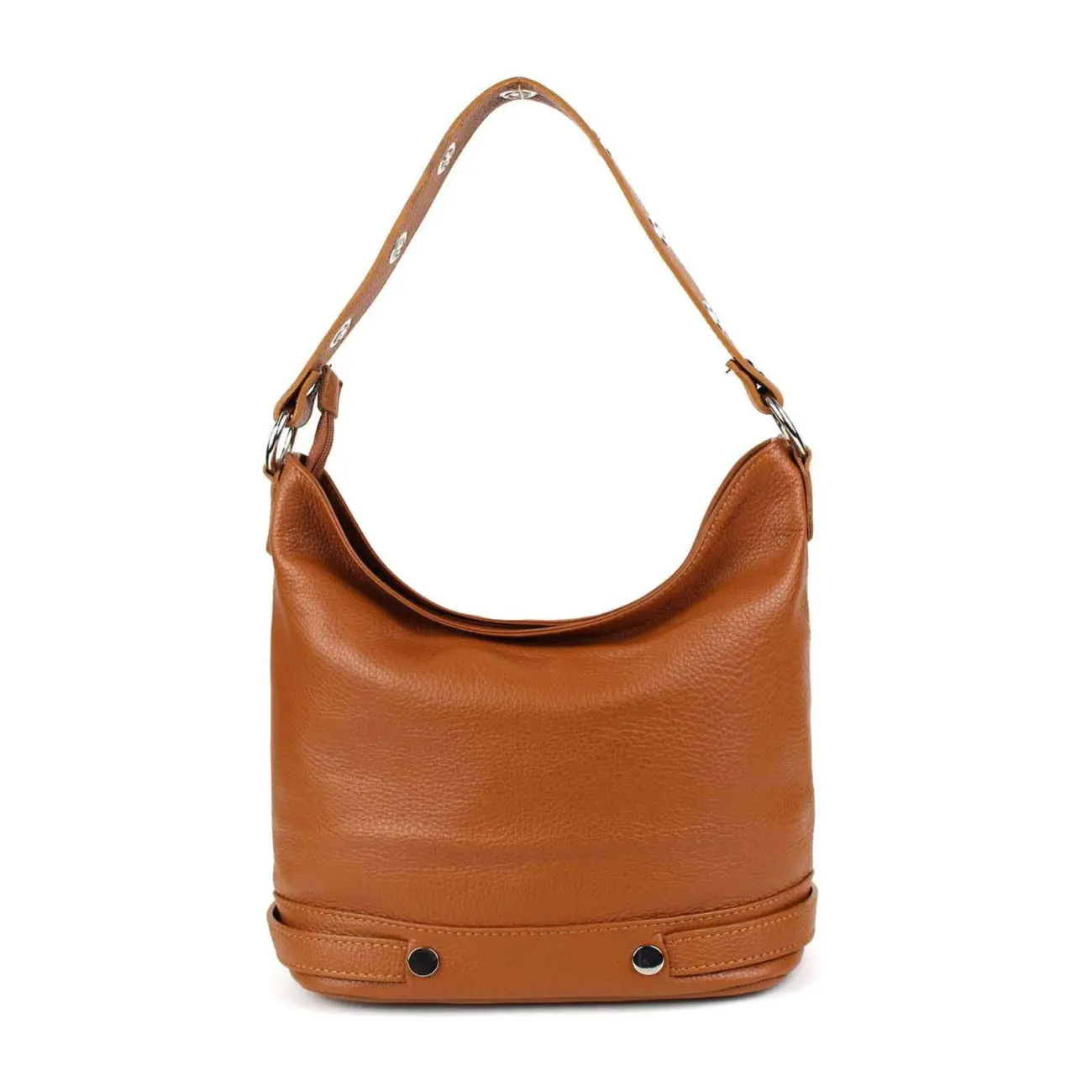 OBC Made in Italy DAMEN LEDER TASCHE SHOPPER Schultertasche City HOBO Bag Cross-Over Fabrikladen
