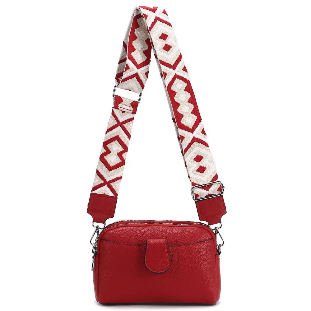 OBC Damen Tasche Crossbody Umhängetasche Bodybag Schultertasche Metallic Handytasche Crossover Kunstleder Handtasche Reise Black Friday Preise