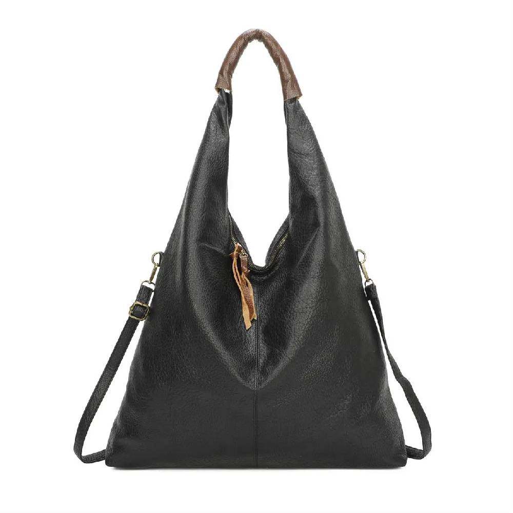 XXL Damen Tasche Shopper Schultertasche Handtasche Umhängetasche Freizeittasche Leder Optik Beuteltasche 50% Rabatt für begrenzte Zeit