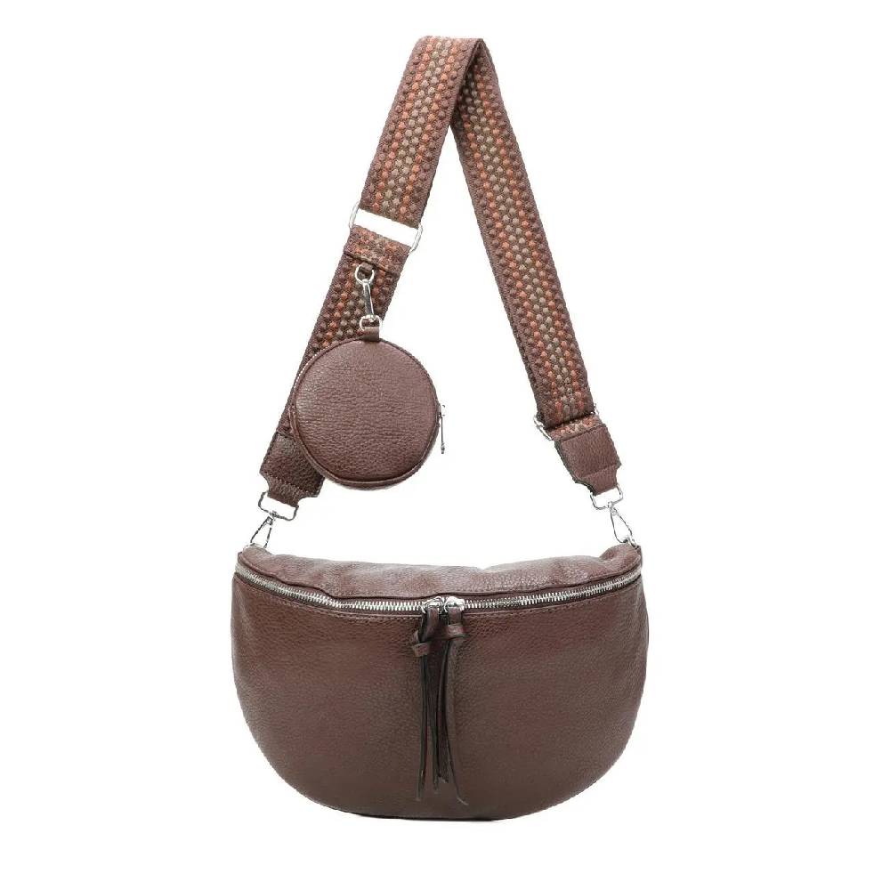 Damen Tasche Crossbody Schultertasche Gürteltasche Messenger-Tasche Hüfttasche Bauchtasche Umhängetasche Cross-Over Bodybag Handytasche Leder Optik Rabatte dieses Monats