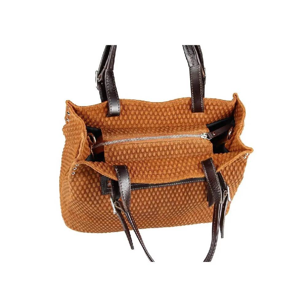 Ital LEDER TASCHE HANDTASCHE Henkeltasche Ledertasche Hobo-Bag Beuteltasche Schultertasche CrossOver Bowlingbag 2025