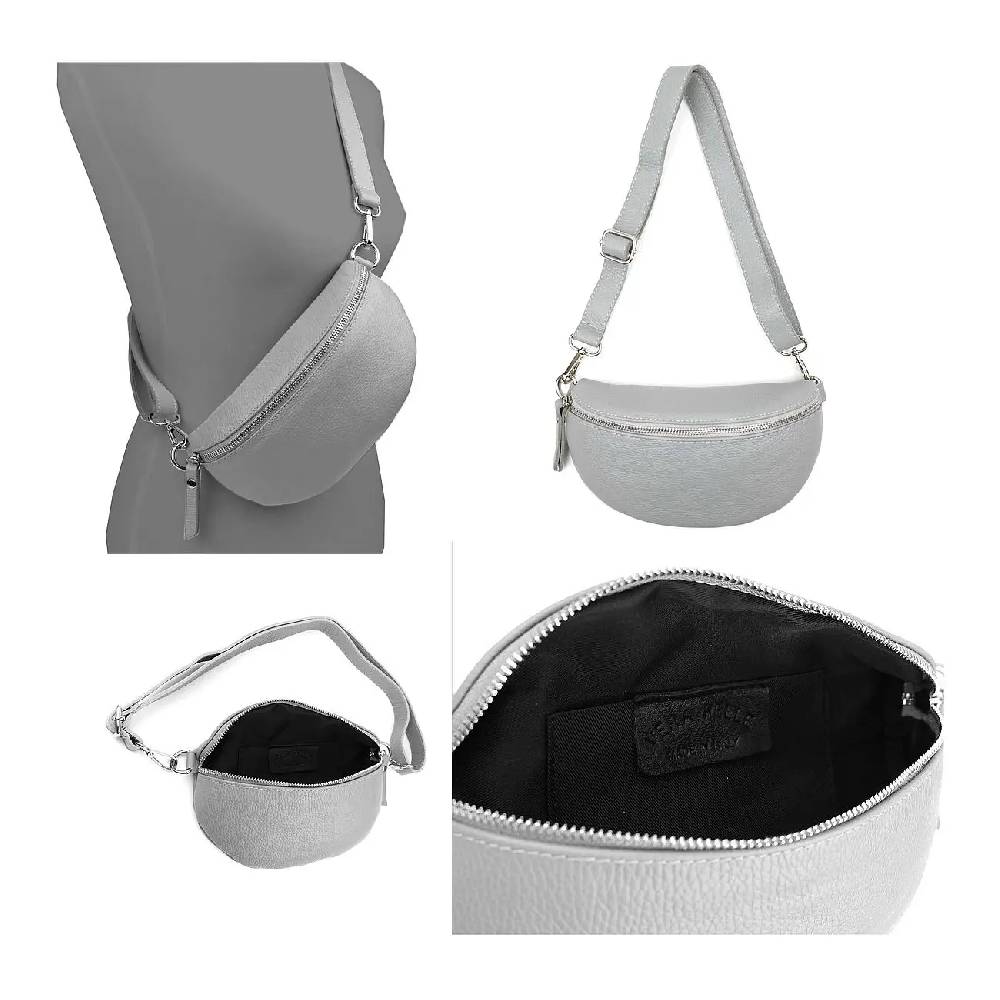 Made in Italy OBC DAMEN SET Gürteltasche + Schultergurt LEDER Crossbody Hüfttasche Bauchtasche Umhängetasche Brusttasche CrossOver Bodybag Schultertasche Handytasche Geldtasche Tasche Kosmetiktasche Limitierter Zeitrabatt