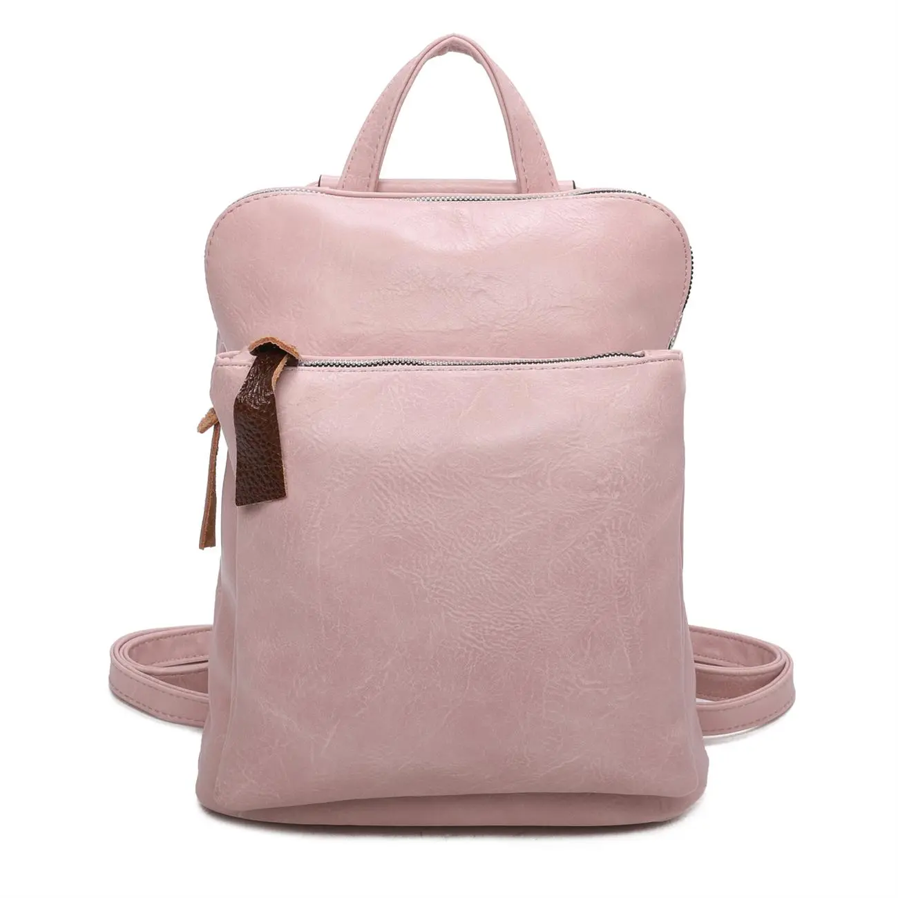 Damen Rucksack Tasche Crossbody Schultertasche Handtasche Messenger Umhängetasche Shopper Cross-Over Handgepäck Vintage Leder Optik Versandkostenfrei