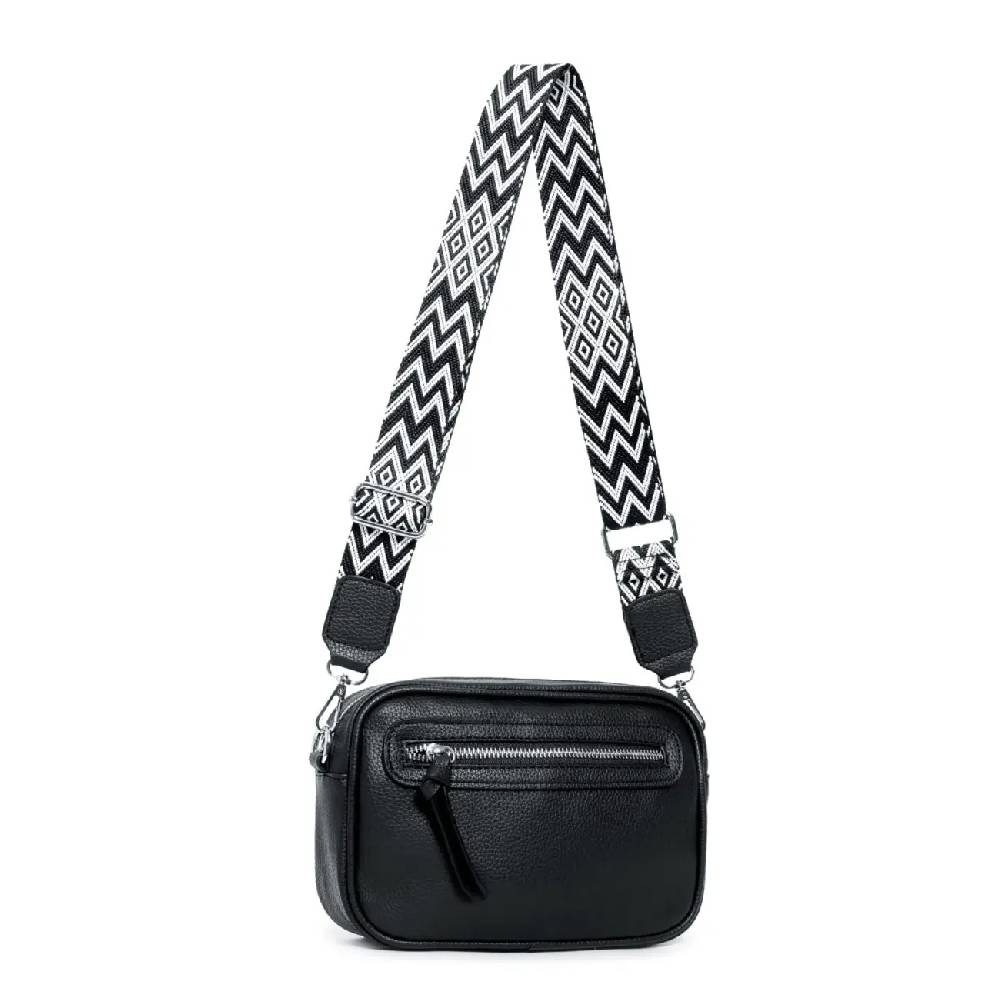 OBC Damen Tasche Umhängetasche Brusttasche Cross Over body Bag Gürteltasche Schultertasche Bauchtasche Hüfttasche Abend Freizeit Reise Leder Optik Flash Sale