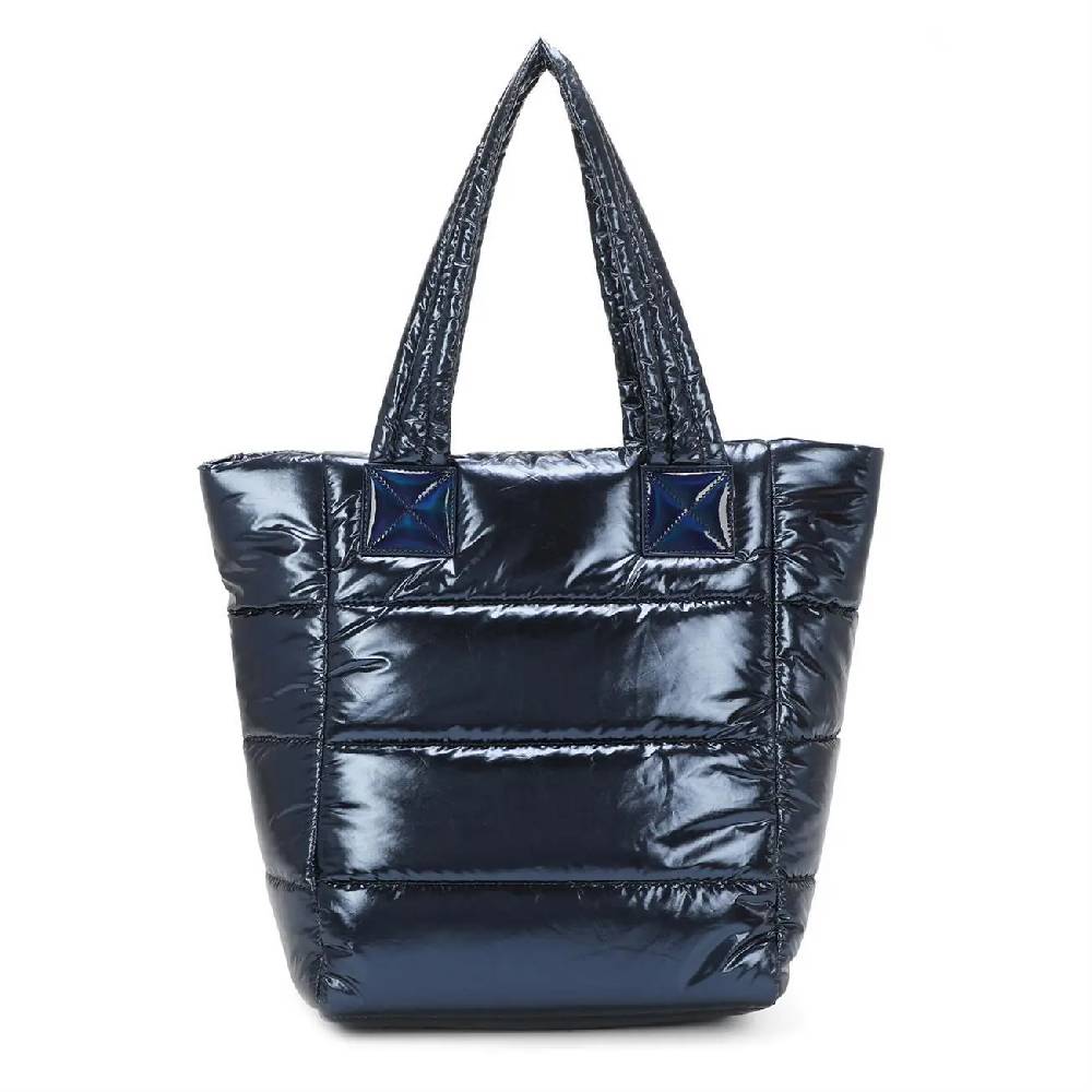 OBC ITALYSHOP24 XXL Damen Tasche Nylontasche Shopper Reisetasche Handtasche Schultertasche Umhängetasche Beuteltasche Weekender Shopping Bag Reisetasche Online Shopping