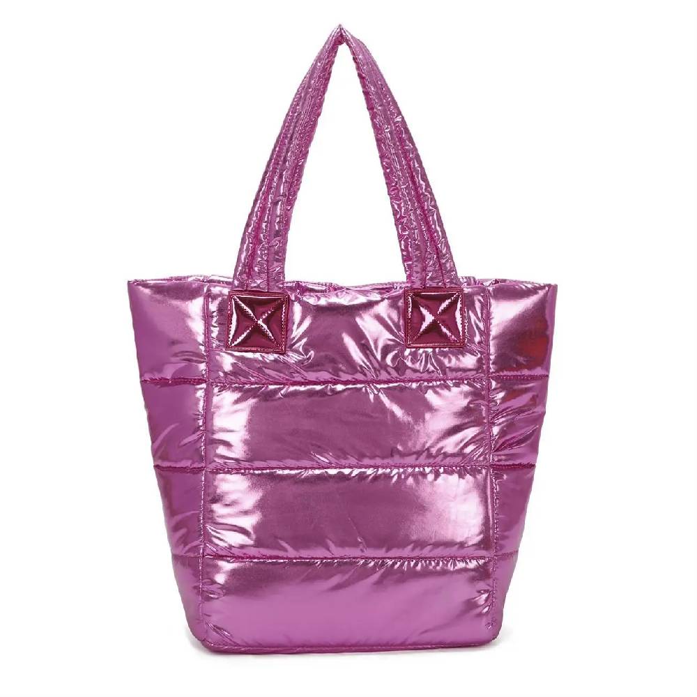 OBC ITALYSHOP24 XXL Damen Tasche Nylontasche Shopper Reisetasche Handtasche Schultertasche Umhängetasche Beuteltasche Weekender Shopping Bag Reisetasche Online Shopping
