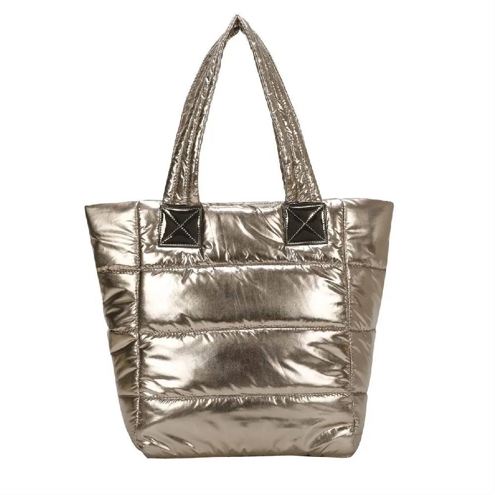 OBC ITALYSHOP24 XXL Damen Tasche Nylontasche Shopper Reisetasche Handtasche Schultertasche Umhängetasche Beuteltasche Weekender Shopping Bag Reisetasche Online Shopping