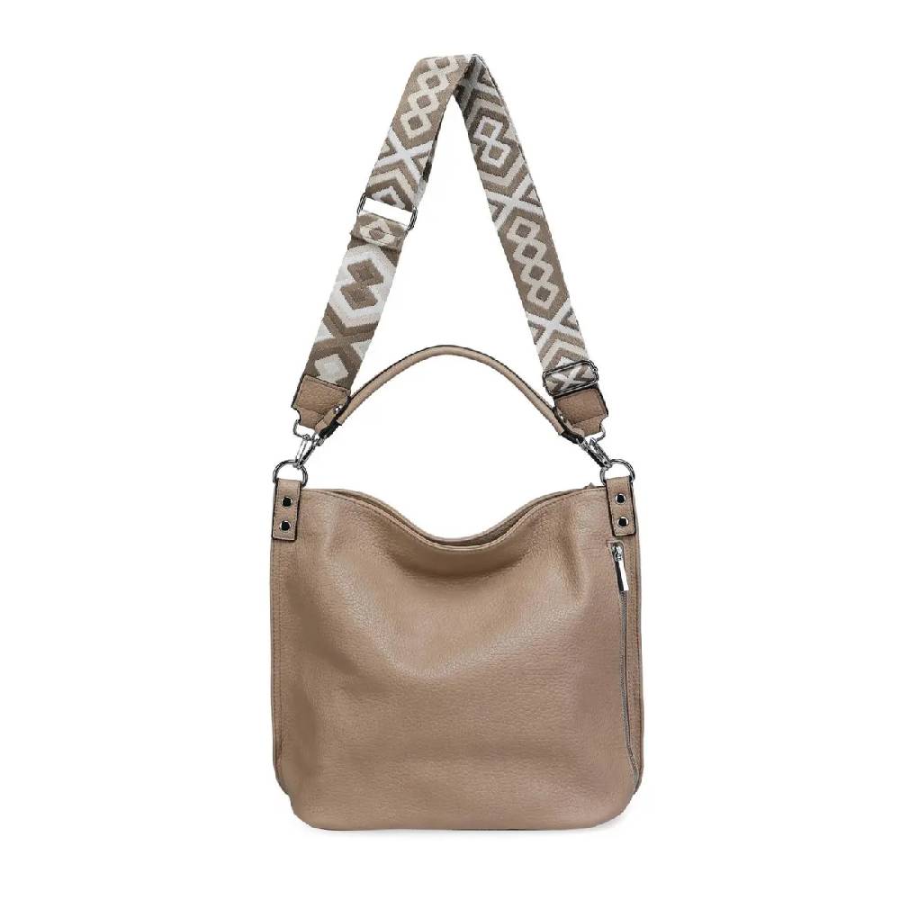 OBC XXL Damen Tasche mit 2 Gürtel Shopper Schultertasche Umhängetasche Hobo Bag Reisetasche Handtasche für Schule Freizeit Beuteltasche Urlaub Weekender Leder Optik Exklusivangebot