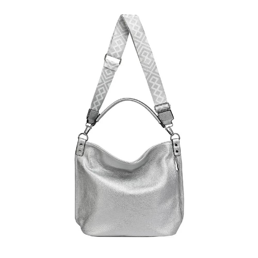 OBC XXL Damen Tasche mit 2 Gürtel Shopper Schultertasche Umhängetasche Hobo Bag Reisetasche Handtasche für Schule Freizeit Beuteltasche Urlaub Weekender Leder Optik Exklusivangebot