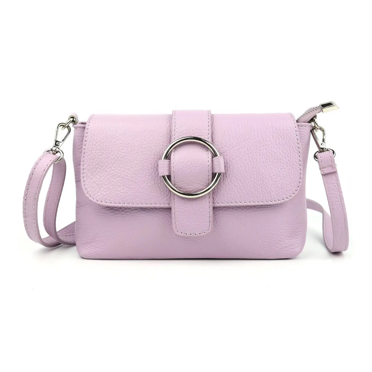 MADE in ITALY Damen LEDER TASCHE Umhängetasche Cross Over Body Messenger Bag Echtleder Ledertasche Schultertasche Brusttasche Hüfttasche Gürteltasche Clutch Abendtasche Cyber Monday