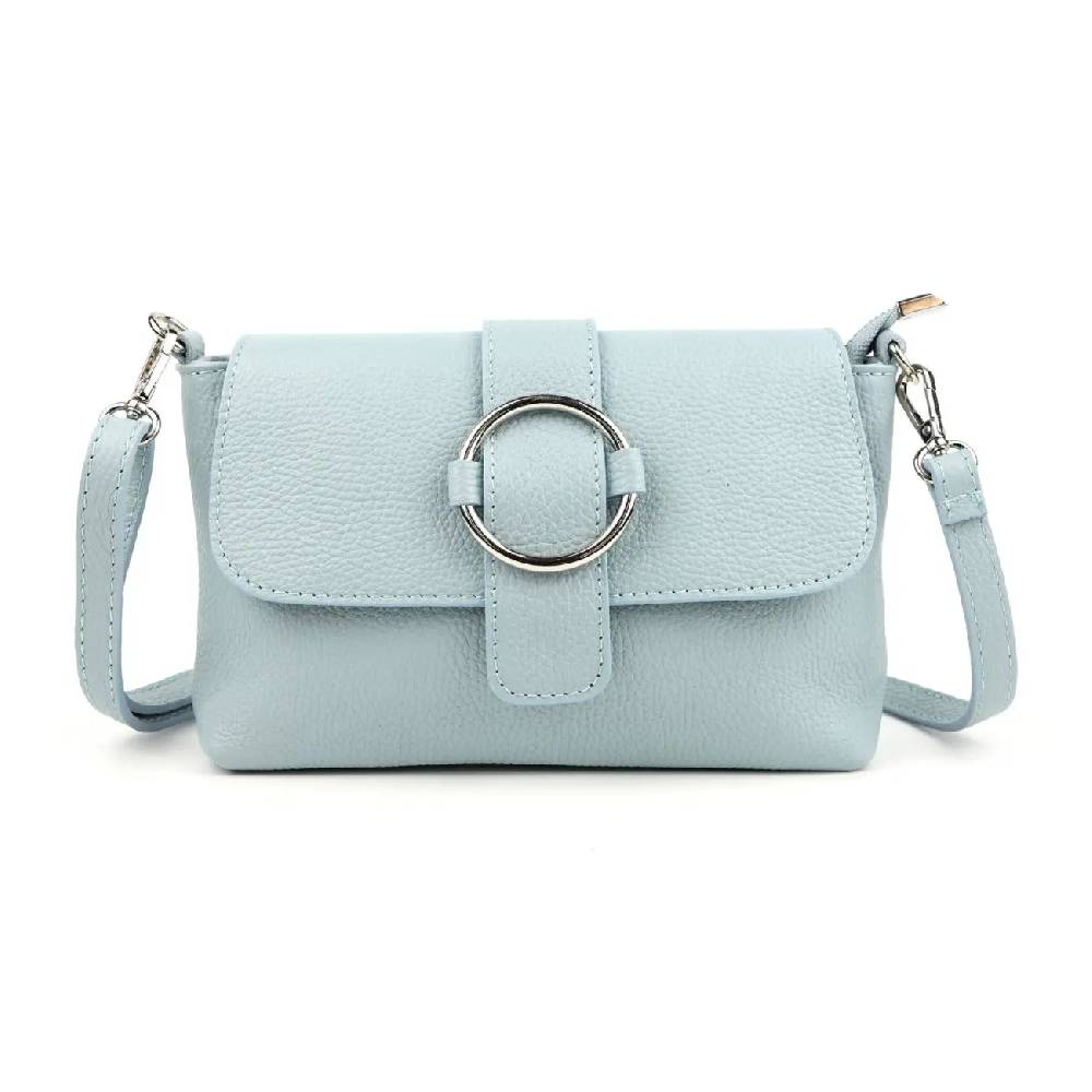 MADE in ITALY Damen LEDER TASCHE Umhängetasche Cross Over Body Messenger Bag Echtleder Ledertasche Schultertasche Brusttasche Hüfttasche Gürteltasche Clutch Abendtasche Cyber Monday