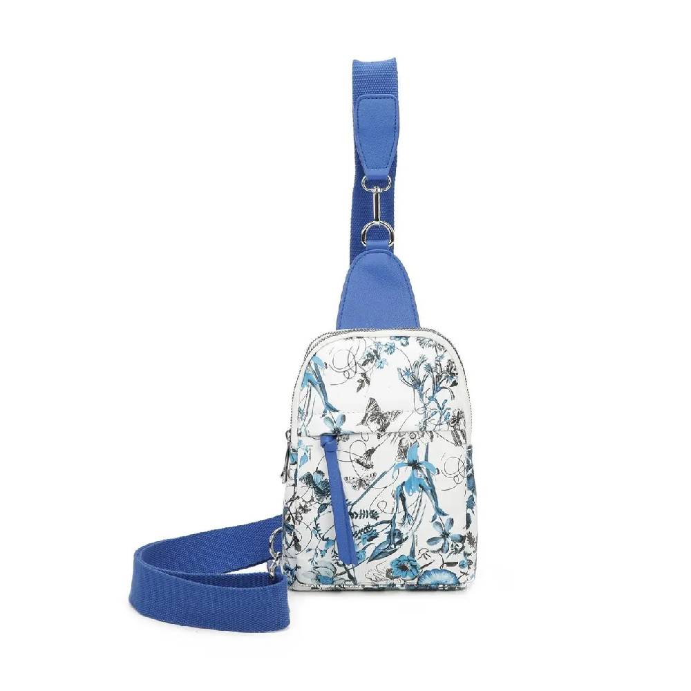 OBC Damen Blumen Bodybag Sling Tasche Rucksack Gürteltasche Crossbag Crossover Schultertasche Crossbody Brusttasche Smartphone-Umhängetasche Lagerräumung