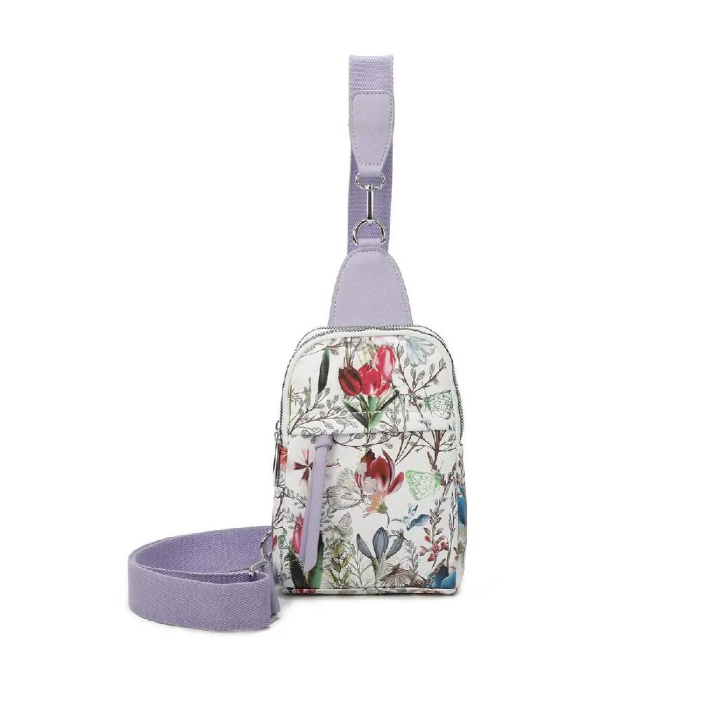OBC Damen Blumen Bodybag Sling Tasche Rucksack Gürteltasche Crossbag Crossover Schultertasche Crossbody Brusttasche Smartphone-Umhängetasche Lagerräumung