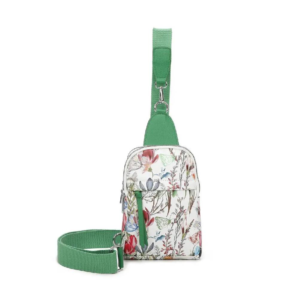 OBC Damen Blumen Bodybag Sling Tasche Rucksack Gürteltasche Crossbag Crossover Schultertasche Crossbody Brusttasche Smartphone-Umhängetasche Lagerräumung