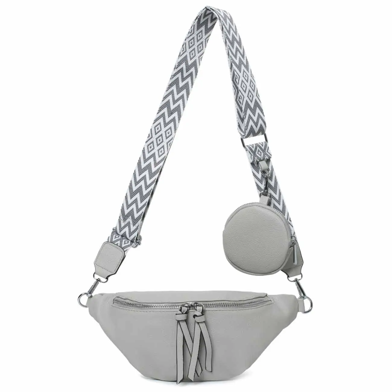 OBC Damen Tasche Brusttasche Crossbody Umhängetasche Handytasche Hüfttasche Cross-Over Bodybag Schultertasche Bauchtasche Gürteltasche Messenger-Tasche Leder Optik Exklusive Angebote