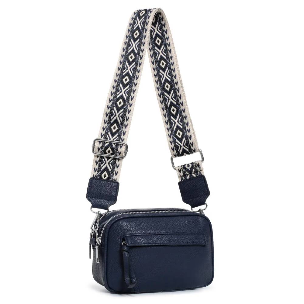OBC Damen Tasche Crossbody Hüfttasche Brusttasche Umhängetasche Bodybag Cross Over Schultertasche Handytasche Gürteltasche Handtasche Freizeit Reise Leder Optik Große Rabatte