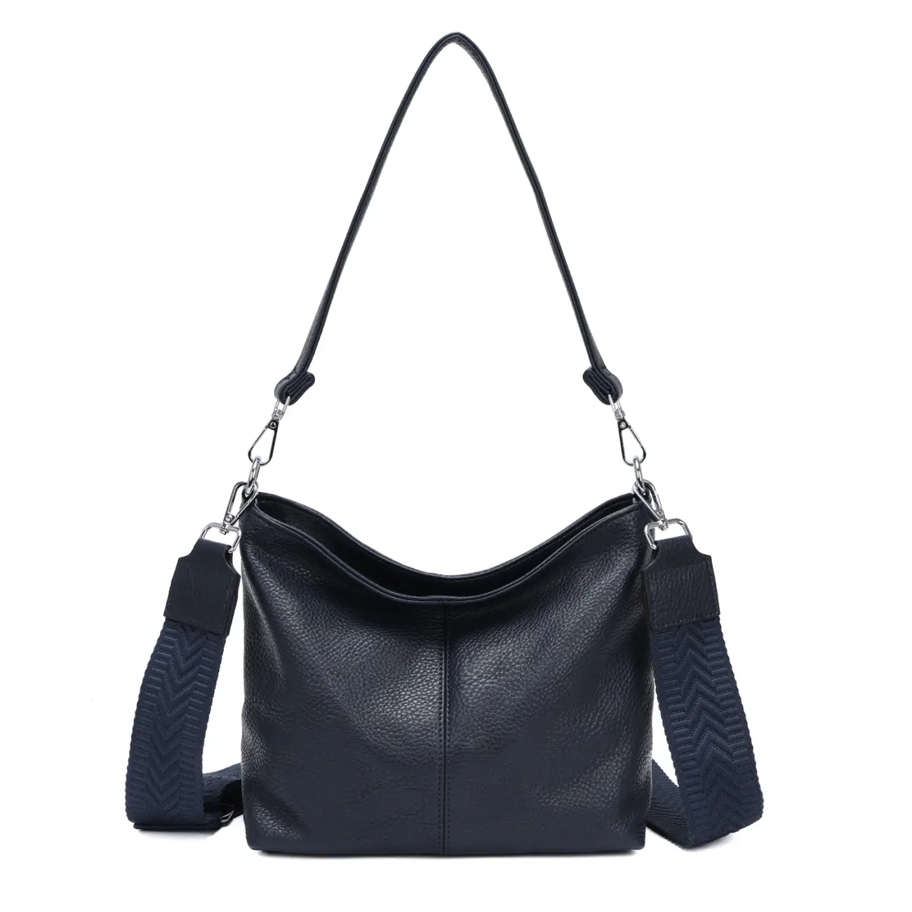 OBC Damen Tasche Shopper Brusttasche Hobo Bag Schultertasche Crossbody Umhängetasche Beuteltasche Handtasche Crossover BodyBag Leder Optik Bestseller