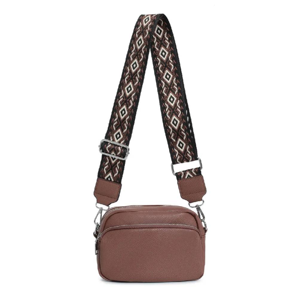 OBC Damen Tasche Umhängetasche Crossbody Bag Brusttasche Muster Gürtel Crossover Bodybag Gürteltasche Schultertasche Bauchtasche Handytasche Hüfttasche Kauf eins, bekomm eins gratis