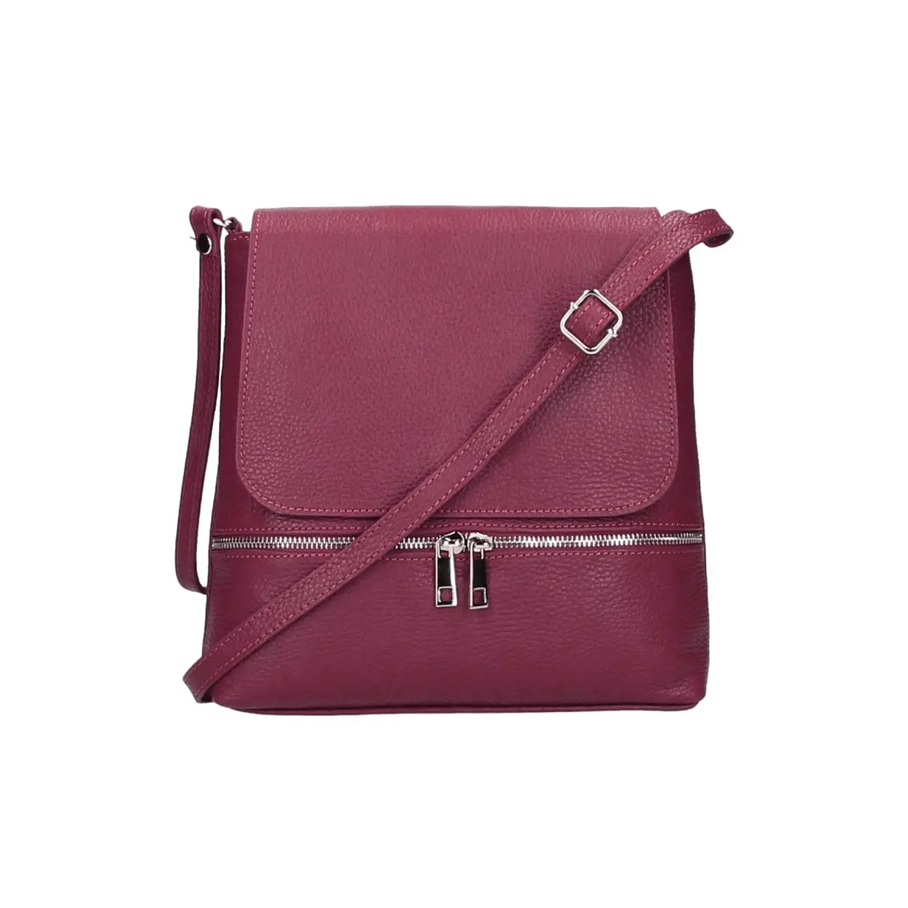 OBC Made in Italy DAMEN LEDER TASCHE Messenger Crossbody Handtasche Schultertasche CrossOver Umhängetasche Shopper Damentasche Überschlagtasche Tablettasche bis ca. 7-9 Zoll Riesige Ersparnisse