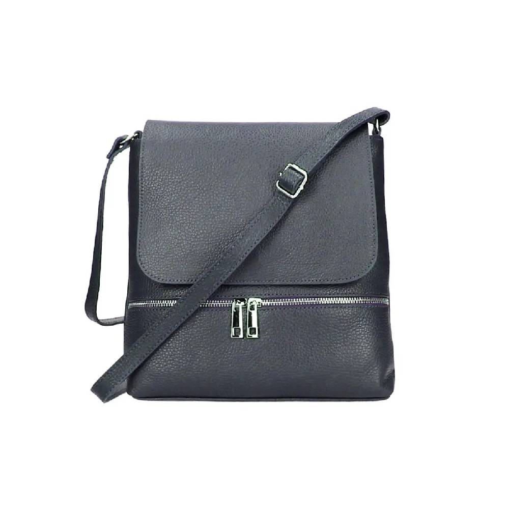 OBC Made in Italy DAMEN LEDER TASCHE Messenger Crossbody Handtasche Schultertasche CrossOver Umhängetasche Shopper Damentasche Überschlagtasche Tablettasche bis ca. 7-9 Zoll Riesige Ersparnisse