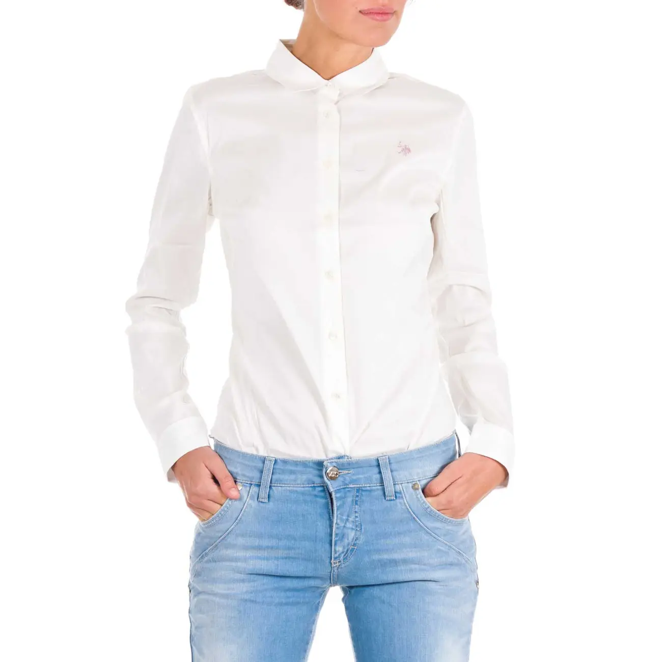 US Polo ASSN USA POLO Damen BODY Hemd T-Shirt USPA Logo Langarm Longsleeve Longshirt Begrenzte Freigabe