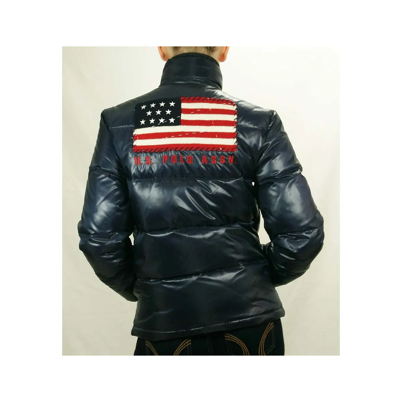 US Polo ASSN USA Flagge WinterJacke Jacke Daunenjacke Jacke Steppjacke Zeitbegrenzte Promotion