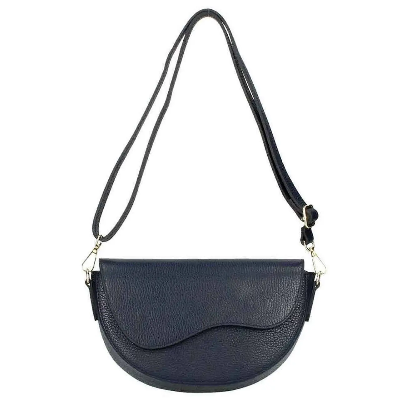OBC MADE IN ITALY DAMEN LEDER TASCHE Saddle Bag Satteltasche Schultertasche Ledertasche Umhängetasche Brusttasche Cross Over Body Nur für heute
