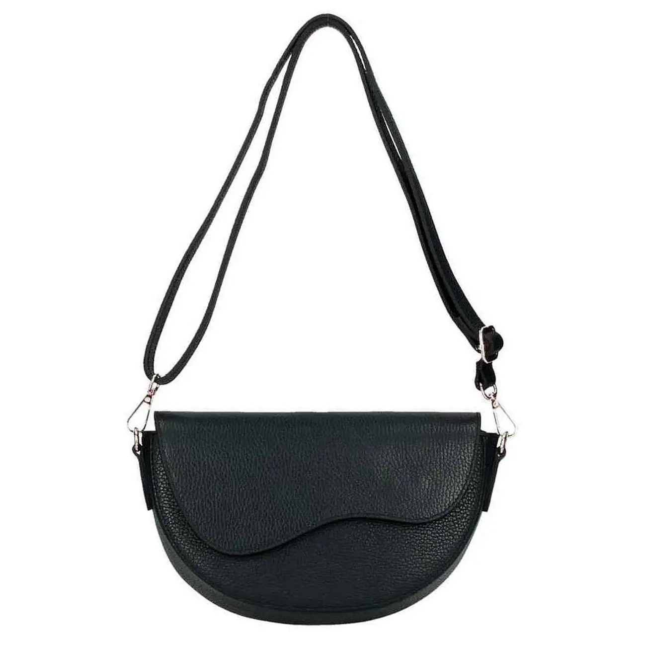 OBC MADE IN ITALY DAMEN LEDER TASCHE Saddle Bag Satteltasche Schultertasche Ledertasche Umhängetasche Brusttasche Cross Over Body Nur für heute