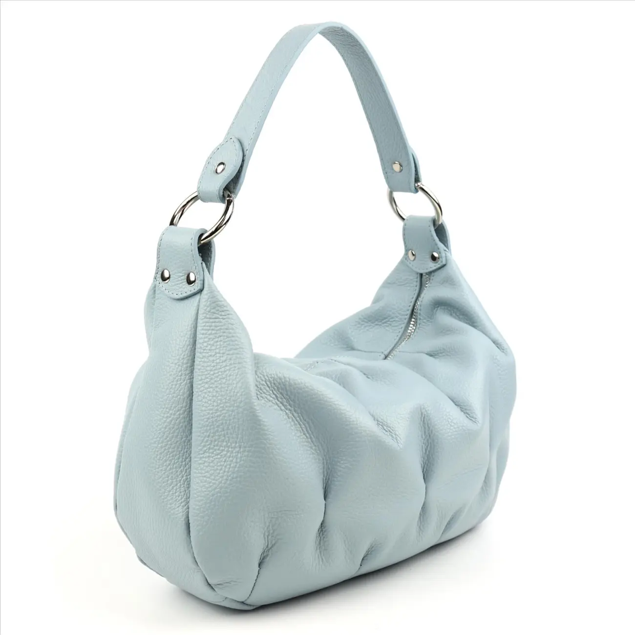 OBC MADE IN ITALY DAMEN XL LEDER TASCHE Business Shopper Hobo Schultertasche Ledertasche Umhängetasche Brusttasche Cross Over Body Bag Nappaleder Sonderangebot der Fabrik