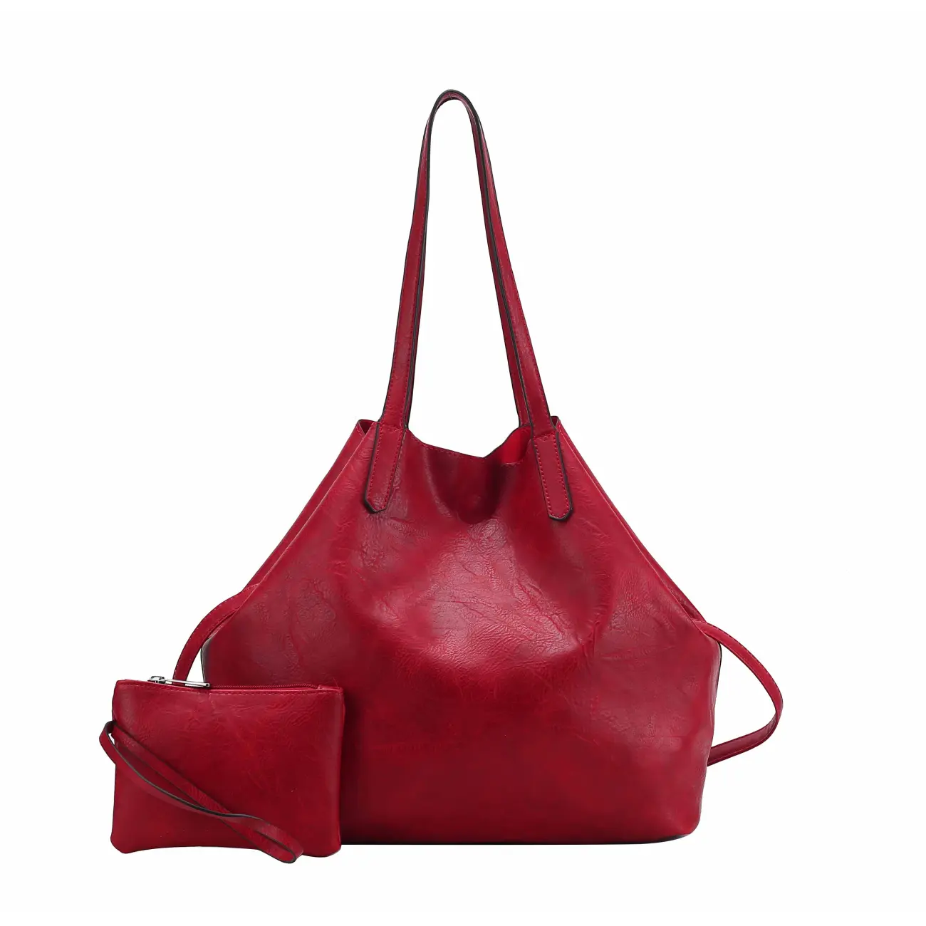 OBC Damen XXL Tasche Set 3in1 Shopper Handtasche Crossbody Hobo Bag Schultertasche Umhängetasche Cross-Over DIN-A4 Damentasche Reisetasche Beuteltasche Leder Optik Discount Store für neue Produkte