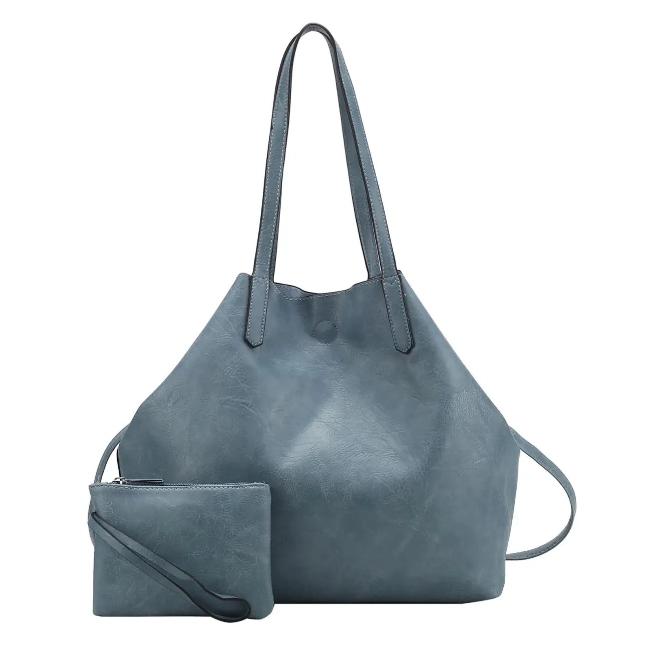 OBC Damen XXL Tasche Set 3in1 Shopper Handtasche Crossbody Hobo Bag Schultertasche Umhängetasche Cross-Over DIN-A4 Damentasche Reisetasche Beuteltasche Leder Optik Discount Store für neue Produkte