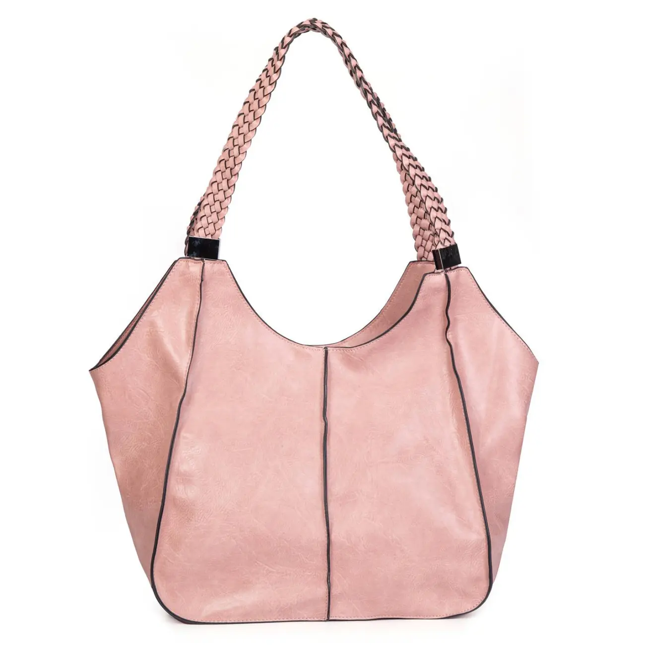 OBC DAMEN XXL Tasche Schultertasche Shopper Businesstasche Umhängetasche Workbag Henkeltasche Reisetasche FLECHTOPTIK Henkel Leder Optik Nur noch ein Tag übrig