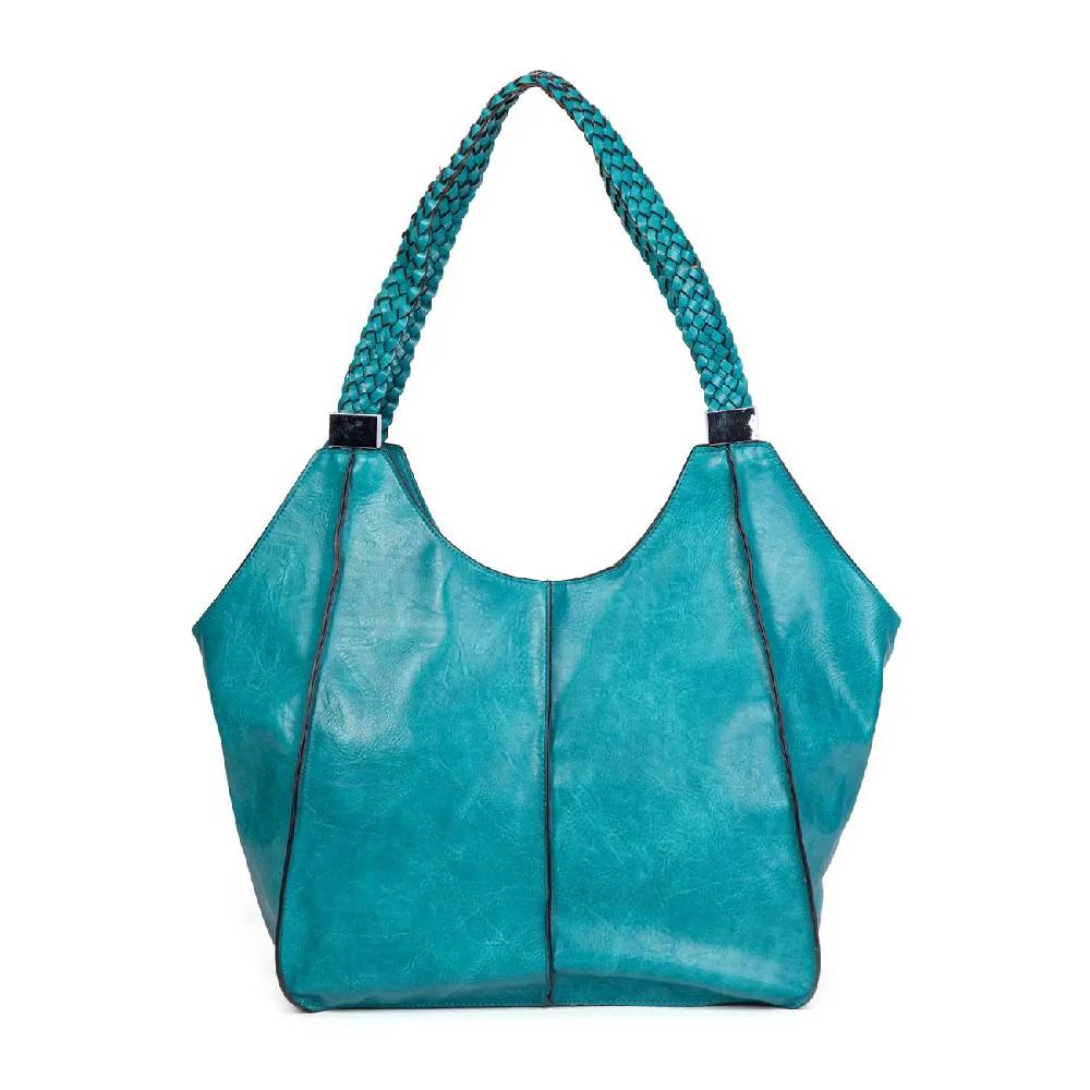 OBC DAMEN XXL Tasche Schultertasche Shopper Businesstasche Umhängetasche Workbag Henkeltasche Reisetasche FLECHTOPTIK Henkel Leder Optik Nur noch ein Tag übrig